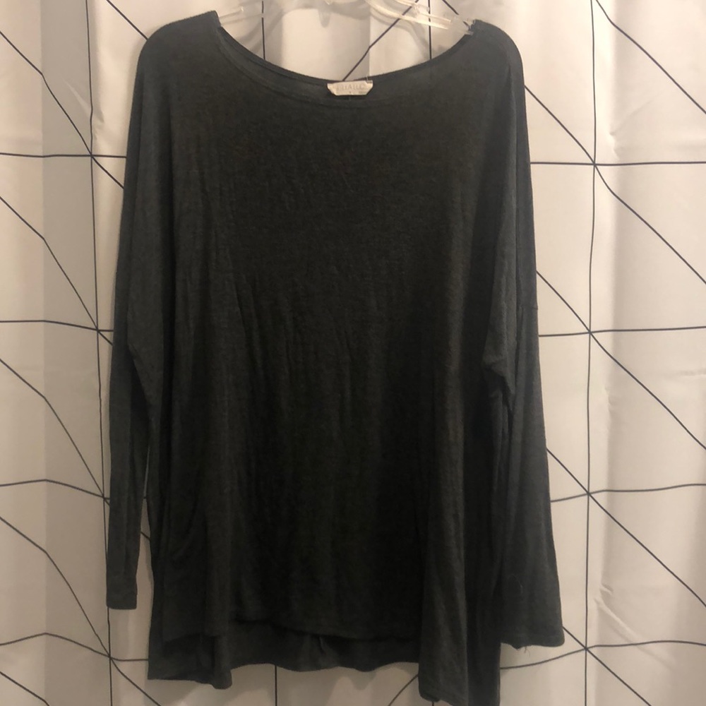 Grey Long Sleeve Tunic